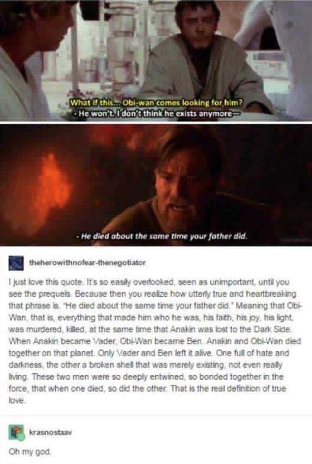 This meme is a screenshot from the movie Star Wars: Episode III - Revenge of the Sith, featuring a dramatic moment between Anakin Skywalker and Obi-Wan Kenobi. The text overlay on the image reads: "I find your lack of faith disturbing" (a quote from Darth Vader) and "I know" (a response from Obi-Wan, implying he's aware of Anakin's fall to the dark side). The meme is a humorous take on the intense emotional moment, with the response implying that Obi-Wan is aware of Anakin's betrayal.